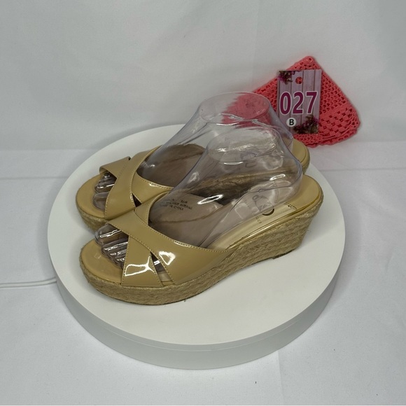 Kelsi Dagger Bianca Wedge Platform Slip-On Sandals Size 8.5 - Picture 5 of 14